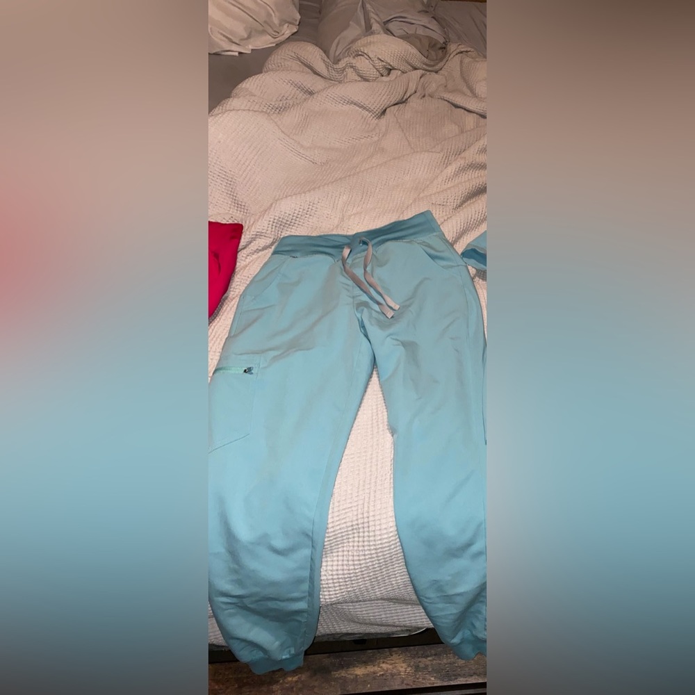 Fig scrub joggers